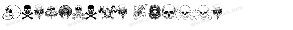 Designers Skulls字体转换